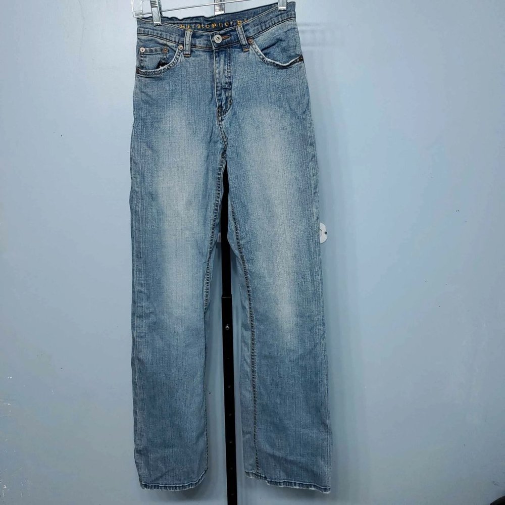 Christopher Womens Blue Light Wash Blue Jeans |Size: 2